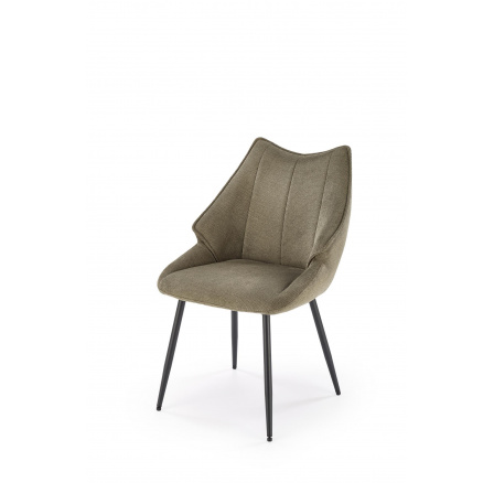 Jedálenská stolička K543, Olivová/Čierna