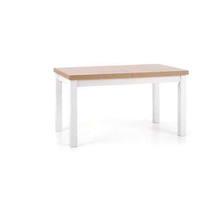 Jedálenský stôl TIAGO 140-220, dub sonoma/biela