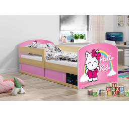 1 SCHODISKO BOROVICOVÝ RÁM HELLO KIDS NÁLEPKA 80 X 160 KPL