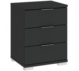 Komoda PRAHA 3S, Čierna