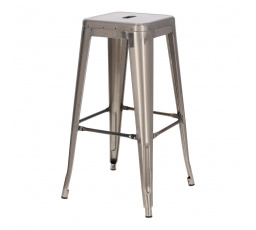 Barová stolička Paris 75 cm. kovový inšp. Tolix
