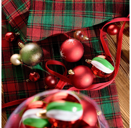 RIJA AMERI Vianočné ozdoby v štýle American, 30 kusov 713422