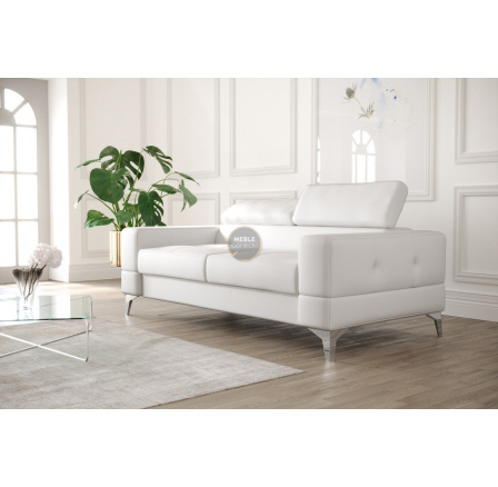 Sofa TOSCANIA II 180 cm - biela eko koža