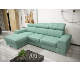 Rohová sedacia súprava ROYAL MINI 260×160 - mätová, ľavá
