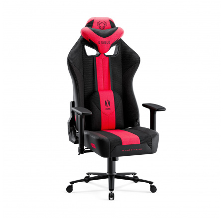 Textilné herné kreslo Player 2.0 Normálna veľkosť, karmínovo-antracitové