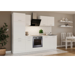 Kuchynská linka Todor 260 biela + PD 200 biela
