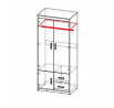 Šatníková skriňa ULTIMO U1