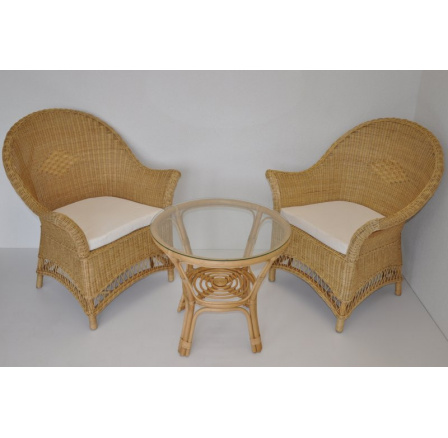 Ratanová pohovka Memble small honey