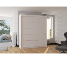 Posuvná skriňa SPECTRA 180 Biela+Biela