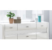 Komoda ARKO 0601, Biela/Biely lesk
