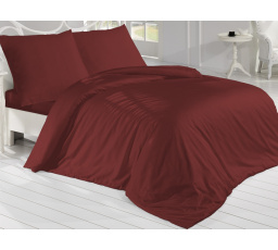 Francúzske obliečky Satén 220x220, 70x90cm Vínová