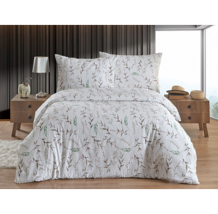 Obliečky francúzske krep 220x220, 70x90 Verona natur