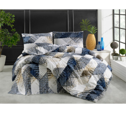 Poťah flanel Laris blue 50x50
