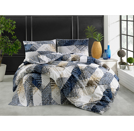 Poťah flanel Laris blue 50x50 Poťah flanel Laris blue 50x50
