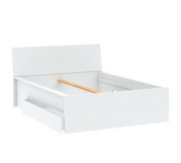Posteľ BASIT 1S, Biela