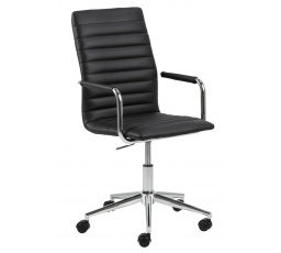 Kancelárska stolička na kolieskach Winslow čierna