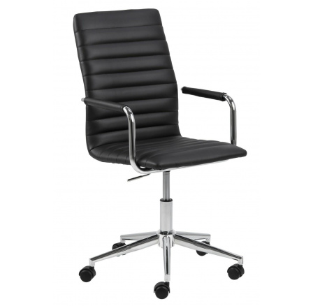Kancelárska stolička na kolieskach Winslow čierna