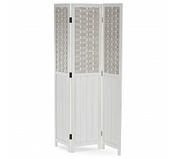 Paraván, masiv, bílá, EF-L145 WT