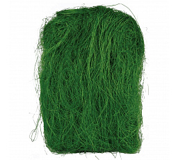 Sisálové vlákno - balení 500 g, barva tmavě zelená