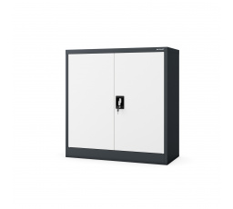 Skrinka na osobné spisy BEATA, 900 x 930 x 400 mm, antracitovo-biela