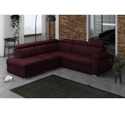 Rohová sedacia súprava Bodie II ľavá vínová