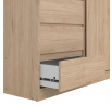 Šatní skriňa SIMPLICITY 146, Jackson hickory
