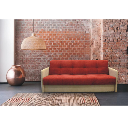 Pohovka Malaga Mini bordová/béžová