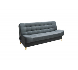 Pohovka Saša pik tmavo sivá