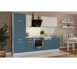 Kuchynská linka Todor 270 modrá/biela + PD 210 biela