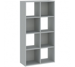 Regál CATCHY 8P, Sivá