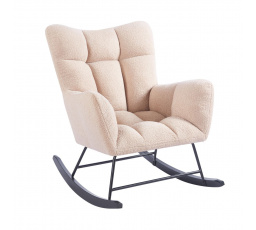 Hojdacie kreslo Teddy béžové FR4-FXJG