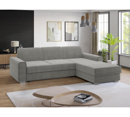 Rohová sedacia súprava Lubor P svetlosivá