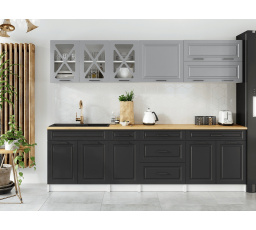 Kuchynská linka Tyra 260/260 popol/grafit MAT