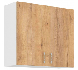 Kuchynská horná skrinka SALLY 80-G-72-2F, Dub lefkas