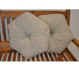 Vankúš hviezda tmavobéžový set 2 kusy