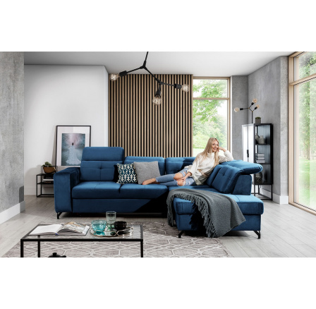 Rohová pohovka Belavio L Monolit 77 Bočná pravá