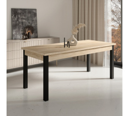 Rozkladací stôl RODOS 82 Čierny+Sonoma