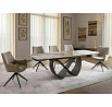 STÔL INFINITY KERAMICKÝ BIELY PANDORO / MEDENÝ 160(240)X95