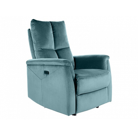 Polohovateľné kreslo NEPTUN VELVET, zelený Bluvel 78 Polohovateľné kreslo NEPTUN VELVET, zelený Bluvel 78
