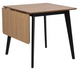Stôl Roxby rozkladací prírodný/ čierny