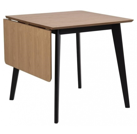 Stôl Roxby rozkladací prírodný/ čierny