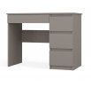 Písací stôl Miles P, sivá