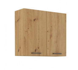 Kuchynská horná skrinka MOLLY 80 G 72 2F, Dub artisan