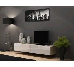 TV komoda VIGO 180 - sonoma-biela