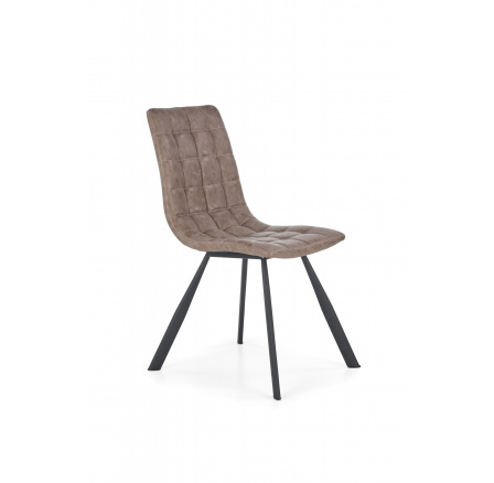 Jedálenská stolička K280, hnedá/čierna