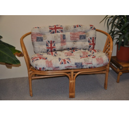 Vankúš na lavičku s motívom bahamskej vlajky