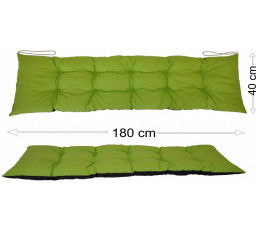 Podsedák 180x40 svetlo zelený melír