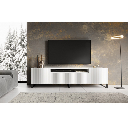 TV skrinka NOEMI Stojaca Biela+Biela TV skrinka NOEMI Stojaca Biela+Biela