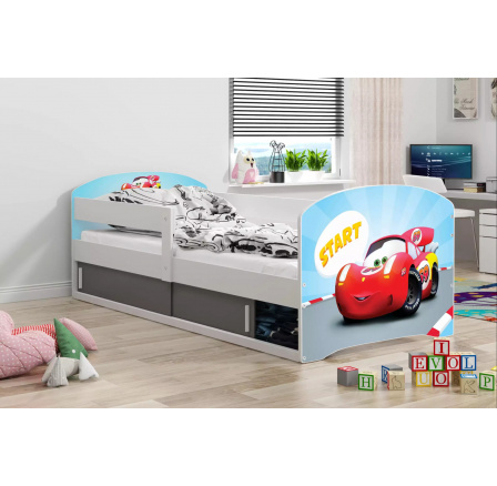 1-POSCHODOVÉ POKLOPY RÁM BIELA NÁLEPKA AUTO 80 X 160 KPL