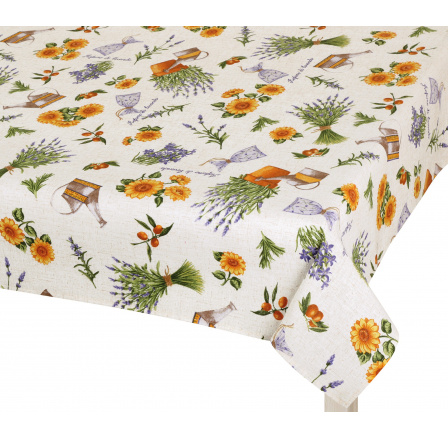 Obrus levanduľa s kanvičkou